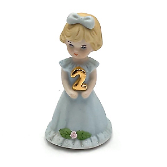 1981 Enesco Collectible Birthday Girl Figurine Set / Ages 0 - 10 / Missing #9 - Picture 6 of 8
